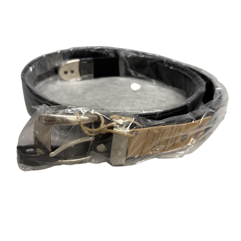 FastCap Belt Mens Large 135cm Black Cut‎ To Size Leather Work Carpenter
